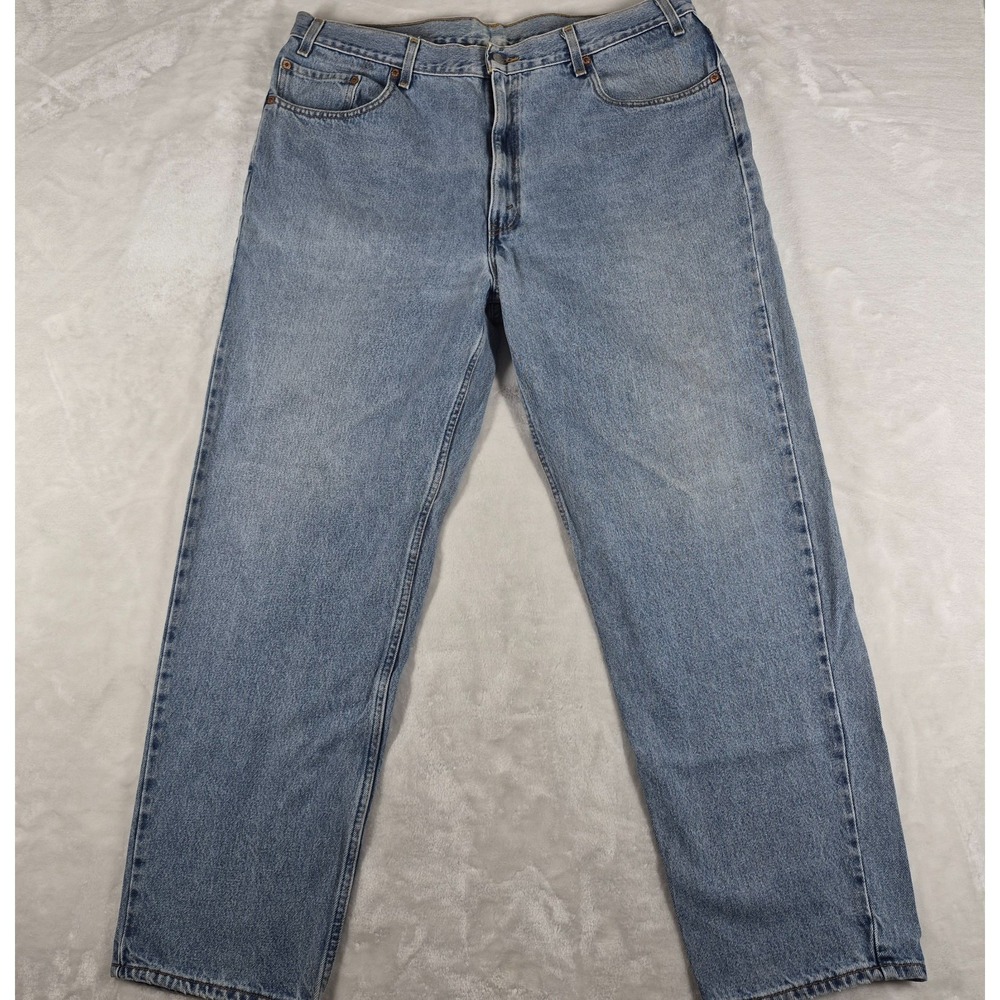 Vintage Levi's 560 Jeans Men's 38x32 Blue Denim Loose‎ Fit Tapered Leg Skate Y2K